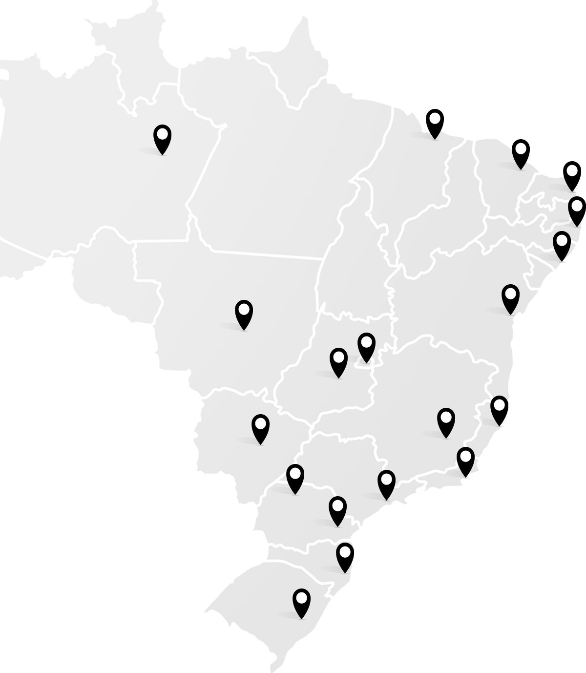 BARISTAS TREINADORES LOCALIZADOS NAS PRINCIPAIS CAPITAIS DO PAÍS